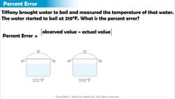 Percent Error Instructional Video