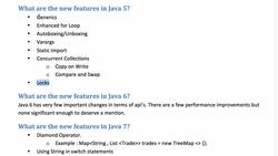 Java Interview Guide : 200+ Interview Questions and Answers - Java New Features - Java 5, 6, 7 and 8 Instructional Video