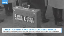 Body Of U.S. Rep. John Lewis Makes Final Journey Across Selma Bridge News Clip