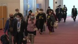 CLEAN : Ukrainians fleeing Russian invasion arrive in Japan News Clip