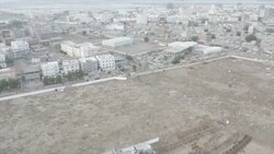 Drone aerials of mass graves in Yemen News Clip