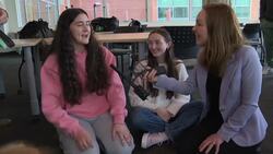 Therapy dogs show love to stressed-out students News Clip