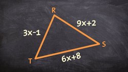 Given an isosceles triangle, find the measure of all of the side lengths Instructional Video