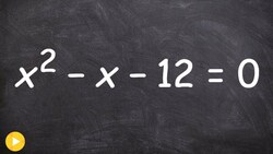 Finding the x intercepts of a quadratic equation - Free Math Help Instructional Video