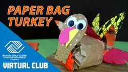 DIY Thanksgiving Craft Project: How To Make A Paper Bag Turkey Instructional Video
