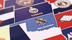 Oklahoma from USA States Stock Footage