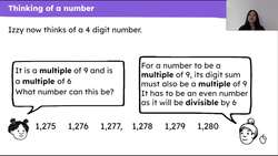 Solve problems involving the 3, 6 and 9 times tables Instructional Video