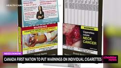 Canada First Nation to Put Warnings on Individual Cigarettes News Clip