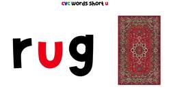 CVC Words And Quiz For Kids - Short 'U' | 4K Instructional Video