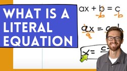 Introduction to Literal Equations Instructional Video
