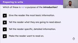 Writing the introduction of a non-chronological report about nocturnal animals Instructional Video
