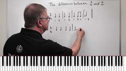 The Difference Between 2/4 and 4/4 Time Signatures - Music Theory Instructional Video