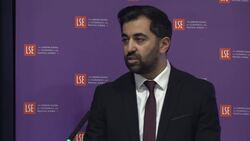 Humza Yousaf delivers a speech on the current UK economic model in London News Clip