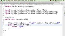 Spring Framework Master Class - Java Spring the Modern Way - Step 15-Redirecting to the Welcome Page-ModelMap and @RequestParam Instructional Video