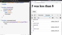 HTML CSS and JavaScript for Beginners - A Web Design Course - JavaScript Switch Instructional Video