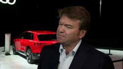 Audi CEO Abraham Schot at Frankfurt Auto Show (Full Archive) News Clip