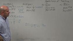 How to divide a radical by the reciprocal function to determine the domain Instructional Video