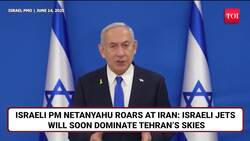 Netanyahu's 2nd Warning To Khamenei In 1 Day | 'Iran Will See Israeli Jets In Tehran's Skies Next' News Clip