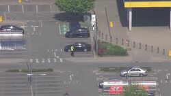 Aerials of a coronavirus testing centre at Ikea News Clip