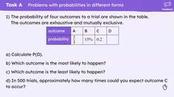 Problem solving with conditional probability Instructional Video