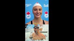 19 years later, Summer McIntosh sets world record in same pool as Michael Phelps News Clip