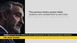 TDSB brings back aptitude tests for specialized programs News Clip