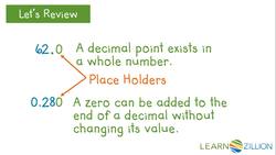 Subtracting Decimals Using the Standard Algorithm Instructional Video