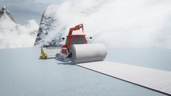 Italy covers melting glacier with reflective sheets Instructional Video