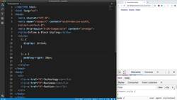 Modern HTML and CSS from the Beginning (Including Sass) - Inline, Block & Inline-Block Display Instructional Video
