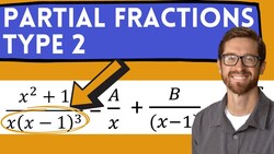 Partial Fractions Repeated Linear Factor Instructional Video
