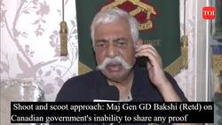 Maj Gen GD Bakshi slams Canada for harbouring designated terrorists, calls it 'criminal enterprise' News Clip