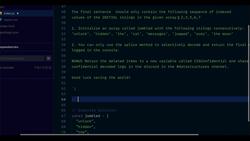 JavaScript Mastery from Zero to Hero - Prepare for Coding Interviews - Solution - Use the Splice Method to Decode the Puzzle Instructional Video