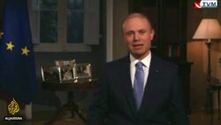 Malta Parliament surrounded by protesters demanding PM's removal News Clip