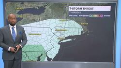 Mix of sun and clouds with pop up thunderstorms in the afternoon; more rain Saturday News Clip