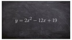 Graphing and describing the characteristics of a parabola by converting using completing the square Instructional Video