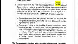 South Sudan in peril as opposition calls for regime change after treason charges against Machar News Clip