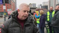 Rail strikes continue to disrupt train journeys across the UK News Clip