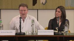 UK: Nazanin Zaghari-Ratcliffe and Husband Richard Hold First Press Conference after release. News Clip