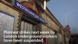 Aslef union calls off Tube strikes News Clip