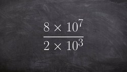 Learn how to divide two numbers in scientific notation Instructional Video