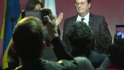 CLEAN : French presidential election: François Hollande supports Anne Hidalgo News Clip