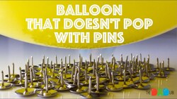 Science Experiment: Balloon that Doesn't Pop Instructional Video