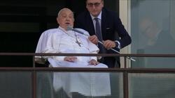 Pope Makes Brief Appearance From Hospital Balcony News Clip
