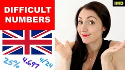 Talking Numbers - Intermediate English Lessons - English Like A Native Instructional Video