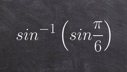 Evaluate the composition of sine and sine inverse Instructional Video
