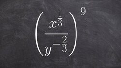Learn how to simplify an expression with rational exponents using power to quotient rule Instructional Video