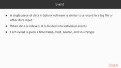 Learning Splunk - What Data Looks Like in Splunk – Events Instructional Video