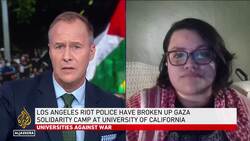 UCLA campus protest: Police clear anti-war encampment News Clip