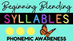 Blending Syllables for Beginners {Phonemic Awareness} Instructional Video