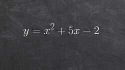 Completing the square by creating a fraction to graph a quadratic in vertex form Instructional Video